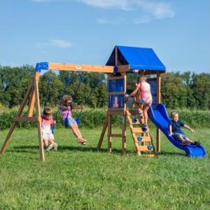 Backyard Discovery Drewniany Plac Zabaw Aurora Domek Zjeżdżalnia Backyard Discovery 6