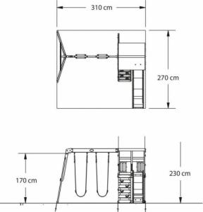 Backyard Discovery Drewniany Plac Zabaw Aurora Domek Zjeżdżalnia Backyard Discovery 8