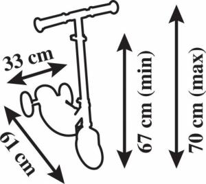 Hulajnoga Smoby Frozen Biały (3032167501912) 6