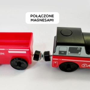 Woopie Lokomotywa Elektryczna Pociąg Wagony na Magnes 3