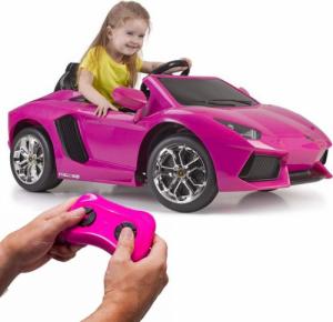 Feber FEBER Lamborghini Aventador Pink samochód elektryczny 6V 3+ 1