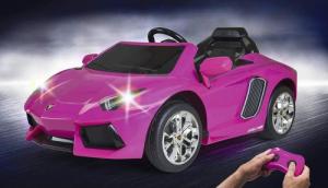 Feber FEBER Lamborghini Aventador Pink samochód elektryczny 6V 3+ 3