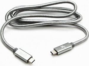 Kabel USB Logo USB-C - USB-C 1 m Biały 2