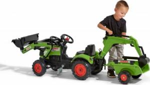 Falk FALK Traktor z Przyczepą CLAAS Arion Backhoe ŁYŻKA + Ładowarka 4