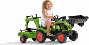 Falk FALK Traktor z Przyczepą CLAAS Arion Backhoe ŁYŻKA + Ładowarka 5