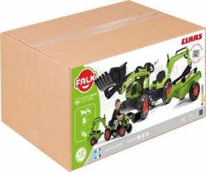 Falk FALK Traktor z Przyczepą CLAAS Arion Backhoe ŁYŻKA + Ładowarka 7