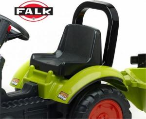 Falk Traktor Claas z Przyczepą i Łyżką na pedały 6