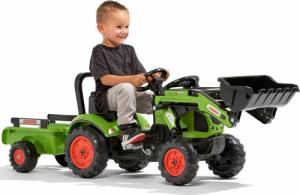 Falk Traktor Claas z Przyczepą i Łyżką na pedały 9