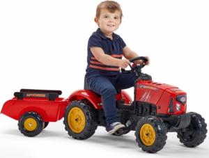 Falk Traktorek Red Supercharger Czerwony Otwierana Maska 7