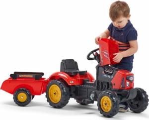 Falk Traktorek Red Supercharger Czerwony Otwierana Maska 8