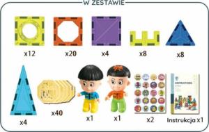 Woopie WOOPIE Klocki Magnetyczne Zamek 98 el. 3
