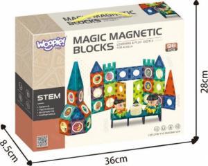 Woopie WOOPIE Klocki Magnetyczne Zamek 98 el. 4