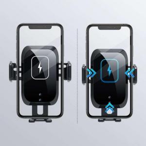 Alogy Alogy Grawitacyjny uchwyt samochodowy z ładowarką Qi na kokpit kratkę 15W uniwersalny 3