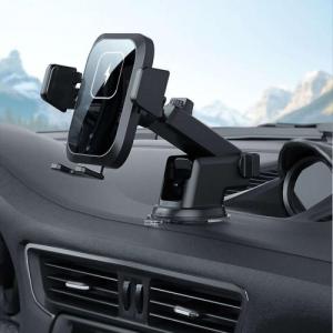 Alogy Alogy Grawitacyjny uchwyt samochodowy z ładowarką Qi na kokpit kratkę 15W uniwersalny 8