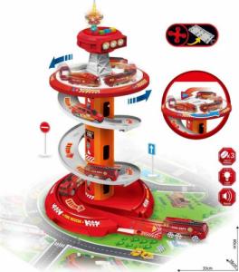 Woopie WOOPIE Tor Spirala Garaż dla Samochodzików 3 szt. 2