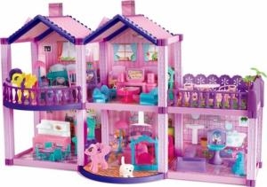 Woopie Domek dla Lalek Kucyków PONY FANTASY VILLA 120 el. 2