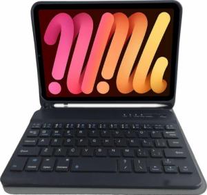 Alogy Alogy Etui na tablet Smart Case klawiatura bluetooth do Apple iPad Mini 6 2021 Czarne uniwersalny 2
