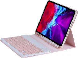 Alogy Alogy Smart Case Etui klawiatura do iPad 10.2 2019/ 2020/ 2021 (7/8/9Gen) Różowy uniwersalny 2