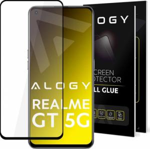 Alogy Alogy Szkło na ekran Full Glue case friendly do Realme GT 5G Czarne uniwersalny 1