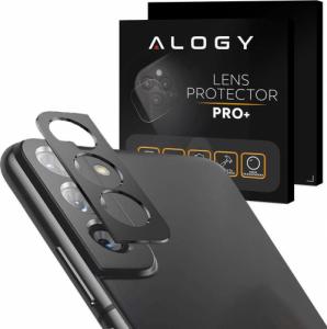 Alogy Alogy Osłonka ochronna na obiektyw do telefonu Metal Lens Cover do Samsung Galaxy S22 Plus Czarna uniwersalny 1