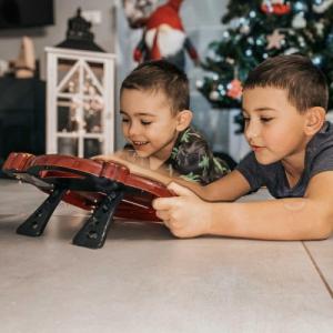 Woopie Znikopis Tablica Magnetyczna Kolorowa Stempelki Bordowy 12