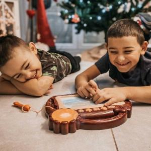 Woopie Znikopis Tablica Magnetyczna Kolorowa Stempelki Bordowy 8