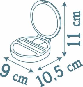 Smoby SMOBY My Beauty Puderniczka z Lusterkiem i Światłem Kompaktowa 10