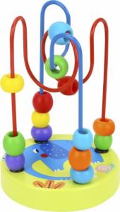 Tooky Toy TOOKY TOY Drewniana Edukacyjna Pętla Motoryczna Labirynt Przeplatanka 2