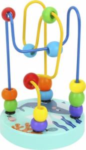 Tooky Toy TOOKY TOY Drewniana Edukacyjna Pętla Motoryczna Labirynt Przeplatanka 3