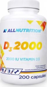 ALLNUTRITION Allnutrition Witamina D3 2000 200 k odporność 1