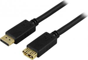 Kabel Deltaco DisplayPort - DisplayPort 1m czarny (DP-1210) 1