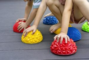 Tullo Zestaw półkul sensorycznych 2 szt. diament/kolce 5