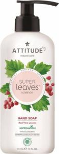 Attitude Attitude, Super Leaves, Mydło do rąk, Czerwone liście winogron, 473ml 1