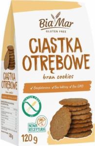Look Food BIAMAR Ciastka Otrębowe bez glutenu 120 g 1