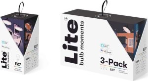 Lite Bulb Moments Lite bulb Moments Inteligentna żarówka, E27, 8,5W, RGB 2700-6500K, E2, 3 pack 3