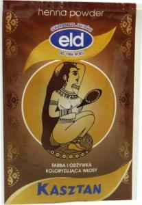 ELD (KOSMETYKA NATURALNA) Kasztan proszek - farba do włosów 25g ELD 1