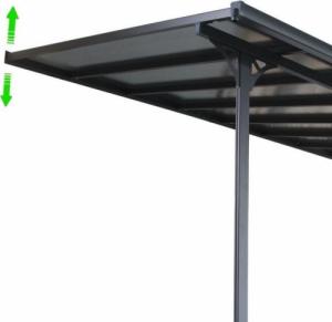 Rojaplast Duża aluminiowa pergola ogrodowa BRUCE J, 618 x 305 cm 4