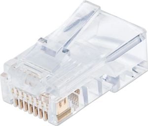 Intellinet Network Solutions Wtyk modularny RJ45 8P8C Cat5e UTP na drut słoik 100szt. (790512) 1