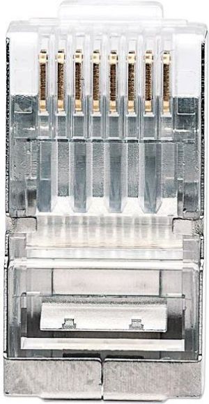 Intellinet Network Solutions Wtyk modularny RJ45 8P8C Cat5e STP na drut i linkę słoik 100szt. (90529) 3