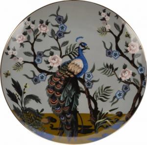 Excellent Houseware EH SIAKI TALERZ PORCELANOWY JAPOŃSKI 26CM 1