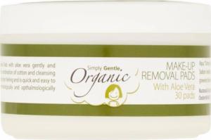 Simply Gentle Organiczne Waciki do Demakijażu Nasączone Aloesem 2