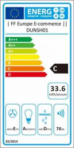 Okap Jago Okap 62 W, szeroki, płaski, 595 x 100 x 480 mm 14