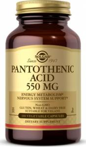 Solgar Pantothenic Acid - Kwas Pantotenowy (Witamina B5) 550 mg (100 kaps.) 1