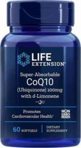 Life Extension Koenzym Q10 Ubichinon Kaneka 100 mg i DLimonen 100 mg 60 kapsułek Life Extension 1