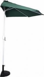 Garthen Parasol ogrodowy półokrągły zielony 2,7 m 2