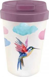 CHIC-MIC Lumarko Kubek Podróżny Z Tworzywa Pla Watercolor Bird 350 ML ! (7017 Bio) - 4260595852491 1