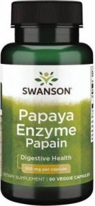 Swanson Papaya Enzyme Papain 100 mg (90 kaps.) 1