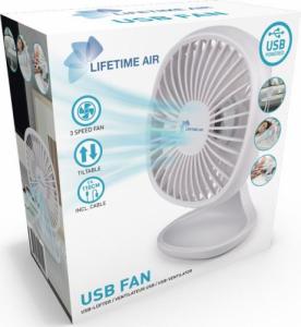 Wentylator USB Lifetime Lifetime - Mini wentylator biurkowy USB 2