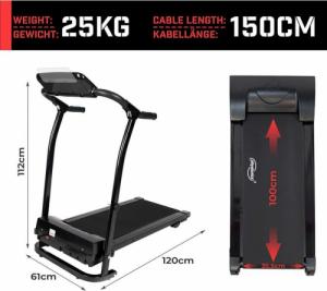 Bieżnia Physionics JG86915 elektryczna 8