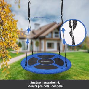 Huśtawka Physionics Physionics Huśtawka w kształcie koła, niebieska, 100 cm 2